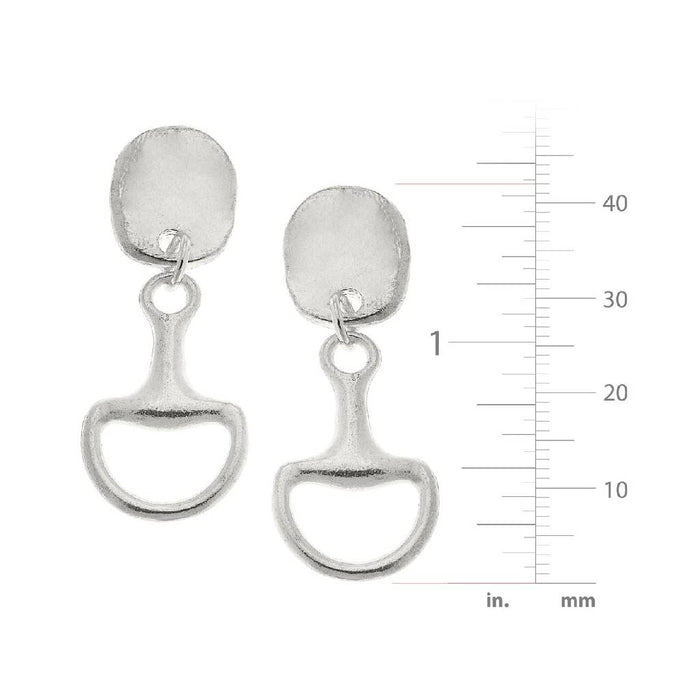 Silver Horsebit Earrings WOMEN - Accessories - Jewelry - Earrings Susan Shaw