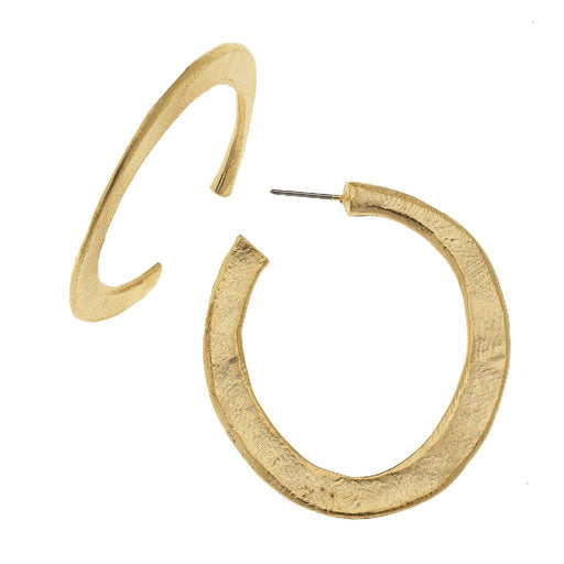 Gold Hoop Earrings WOMEN - Accessories - Jewelry - Earrings Susan Shaw