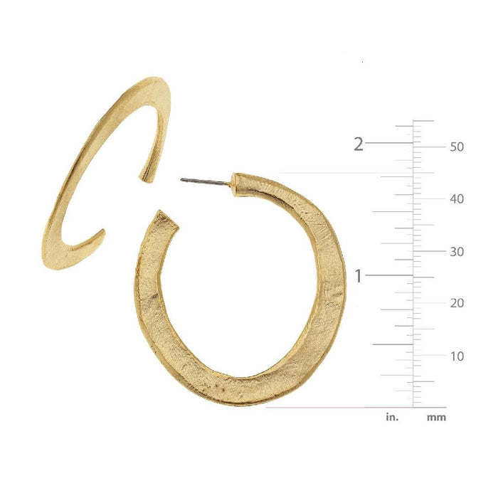 Gold Hoop Earrings WOMEN - Accessories - Jewelry - Earrings Susan Shaw