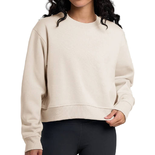 Free Fly Women's Bamboo Northcoast Fleece Crew Pullover - Stone WOMEN - Clothing - Pullovers & Hoodies Free Fly Apparel