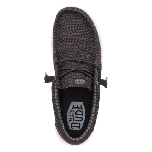 Hey Dude Wally Stretch Sox - Black/White MEN - Footwear - Casual Shoes Hey Dude