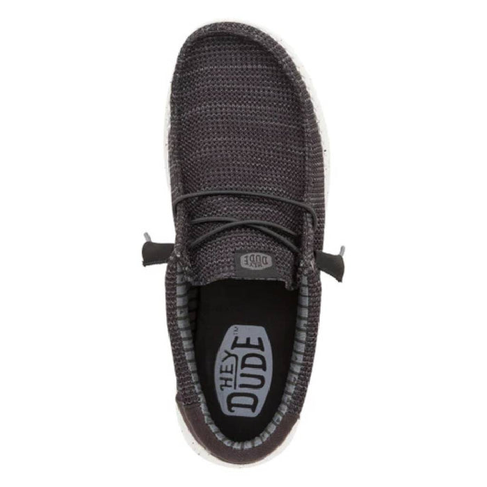 Hey Dude Wally Stretch Sox - Black/White MEN - Footwear - Casual Shoes Hey Dude