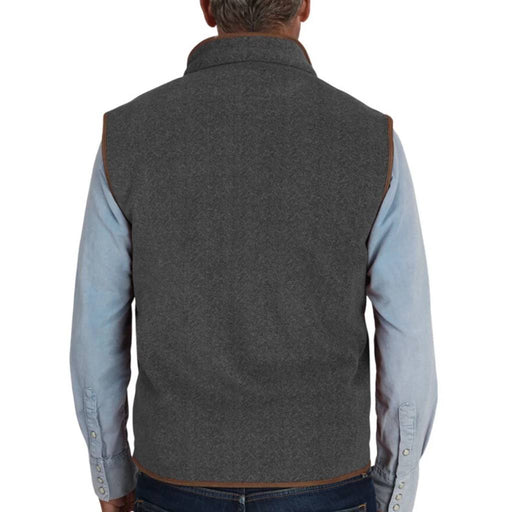 True Grit Herringbone Fleece Zip Vest MEN - Clothing - Outerwear - Vests TRUE GRIT