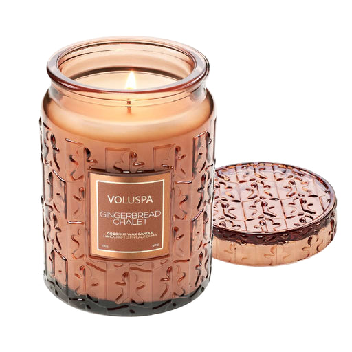 Voluspa Gingerbread Chalet Large Jar Candle HOME & GIFTS - Home Decor - Candles + Diffusers Voluspa
