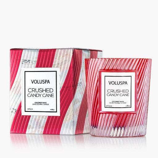Voluspa Crushed Candy Cane Classic Candle HOME & GIFTS - Home Decor - Candles + Diffusers Voluspa