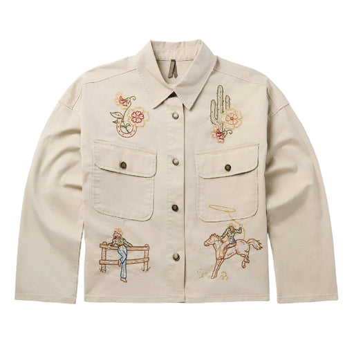 Stetson Women's Embroidered Canvas Utility Shacket WOMEN - Clothing - Outerwear - Jackets Stetson