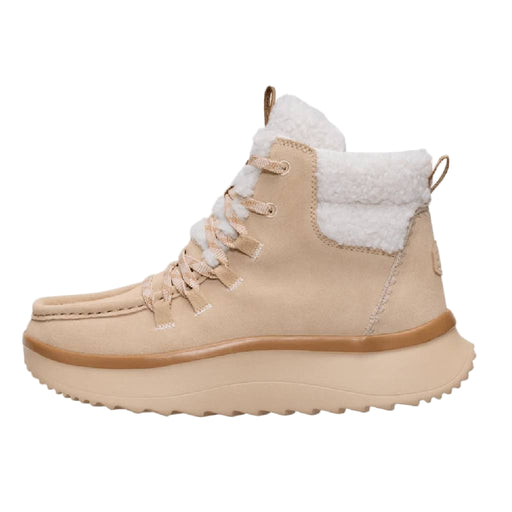 Hey Dude Wendy Peak Apres Suede Cozy Stitch - Tan WOMEN - Footwear - Casuals Hey Dude
