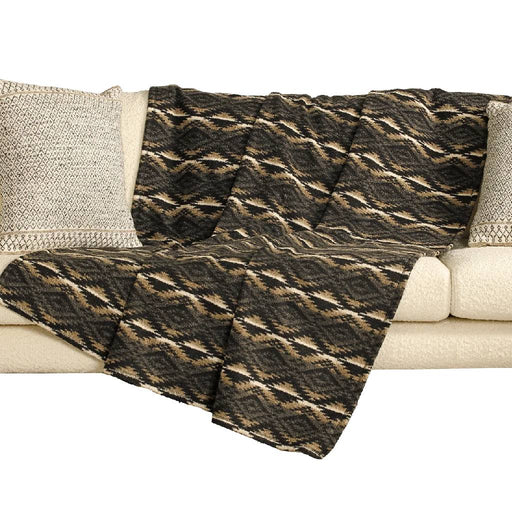 Rock & Roll Denim Printed Fleece Blanket HOME & GIFTS - Home Decor - Blankets + Throws Panhandle