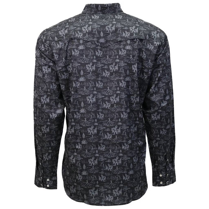 Hooey Boy's Sol Black Comanche Snap Shirt KIDS - Boys - Clothing - Shirts - Long Sleeve Shirts Hooey