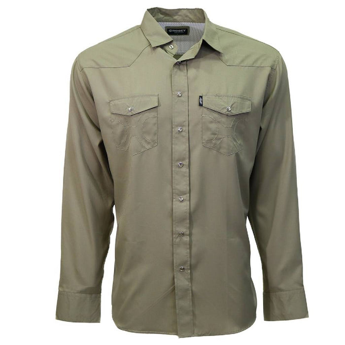Hooey Men's Green Vetiver Snap Shirt