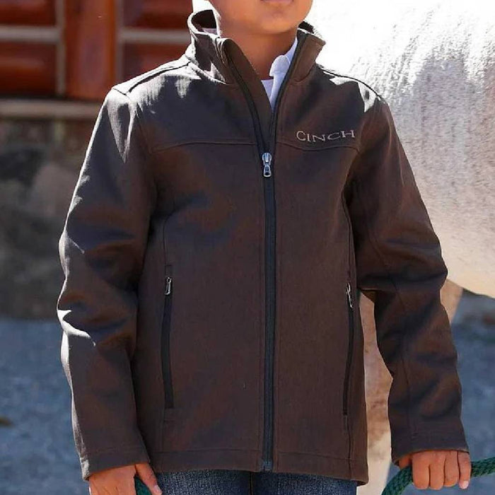 Cinch Boy's Bonded Jacket Brown