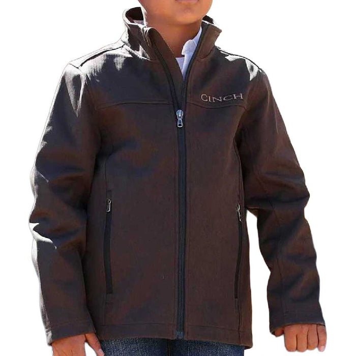 Cinch Boy's Bonded Jacket Brown