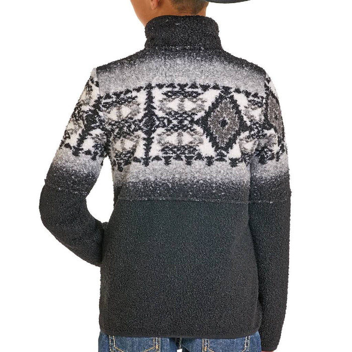 Panhandle Slim Boy's Fleece Aztec Border Pullover KIDS - Boys - Clothing - Sweatshirts & Hoodies Panhandle