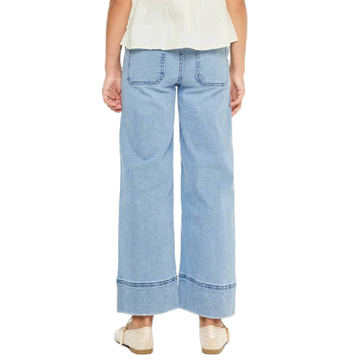 KanCan Girl's High Rise Cropped Wide Leg Jean KIDS - Girls - Clothing - Jeans Kancan