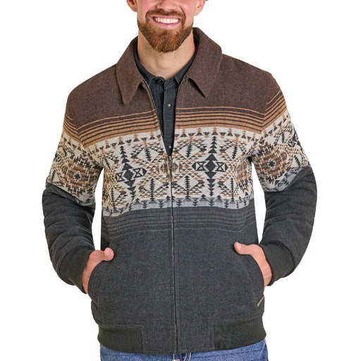 Panhandle Slim Men's Jacquard Border Bomber Jacket MEN - Clothing - Outerwear - Jackets Panhandle