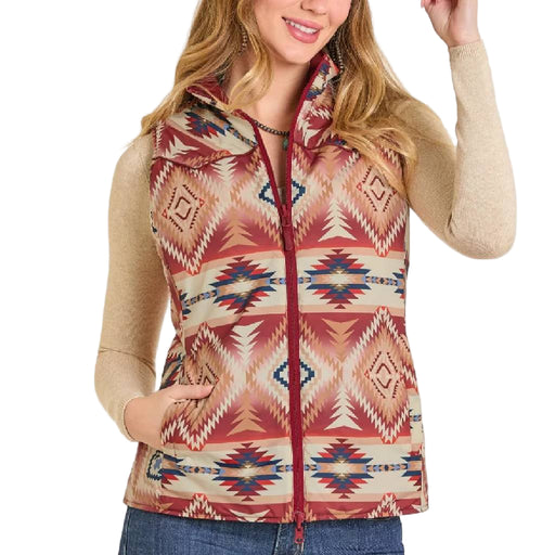 Panhandle Slim Women's Reversible Quilted Vest WOMEN - Clothing - Outerwear - Vests Panhandle