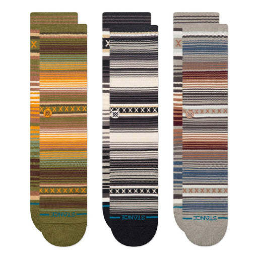 Stance Men's 3 Pack Curren Crew Socks MEN - Clothing - Underwear, Socks & Loungewear - Socks Stance