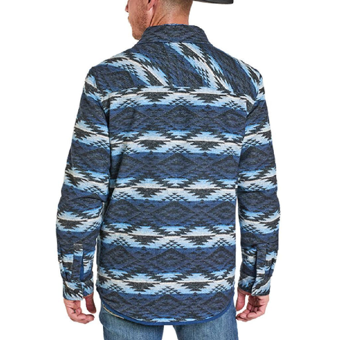 Rock & Roll Denim Men's Reversible Aztec Shirt Jacket