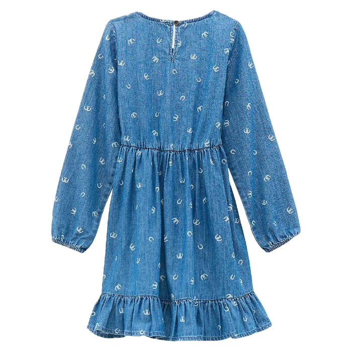 Wrangler Girl's Horseshoe Denim Dress