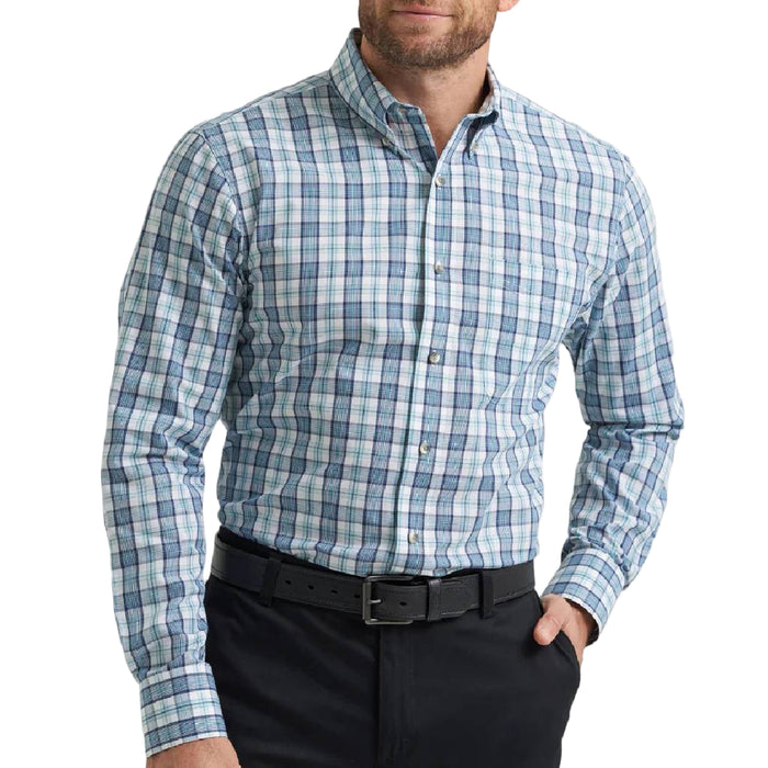 Wrangler Men's Riata Classic Fit Plaid Button Down Shirt