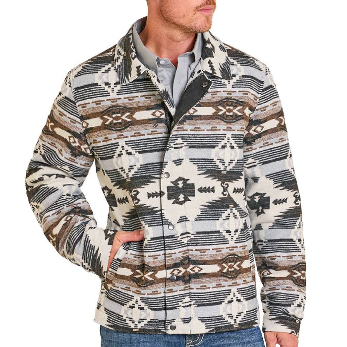 Rock & Roll Denim Men's Aztec Jacquard Jacket
