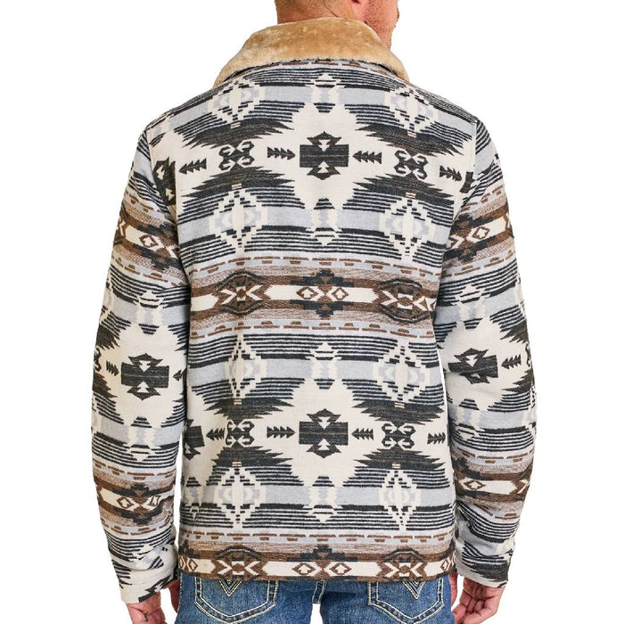 Rock & Roll Denim Men's Aztec Jacquard Jacket
