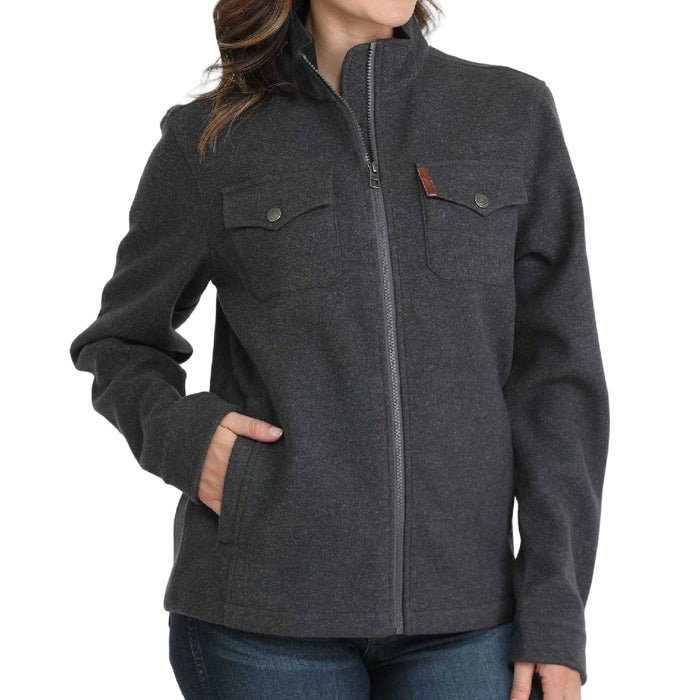 Cinch Women's Knit Shirt Jacket