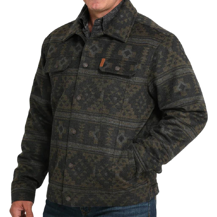 Cinch Men's Aztec Wooly Trucker Jacket