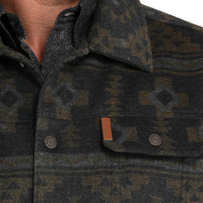 Cinch Men's Aztec Wooly Trucker Jacket