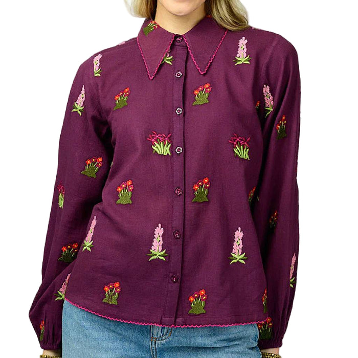 Ivy Jane Floral Embroidered Top