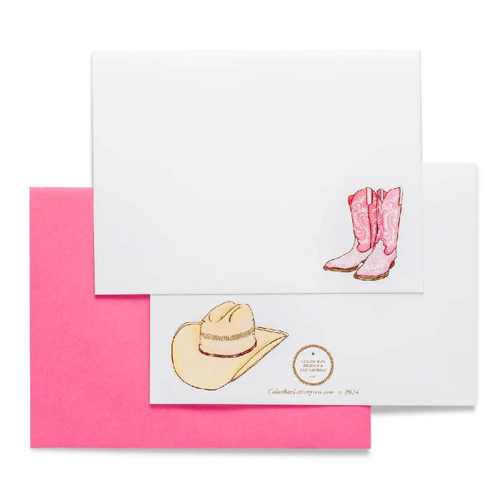 Cowgirl Boots Notecards