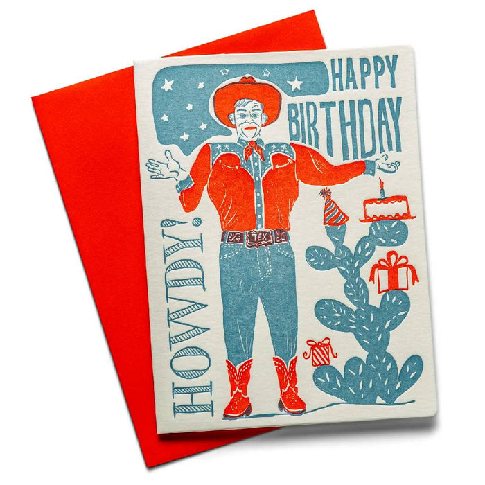Big Tex Birthday Card