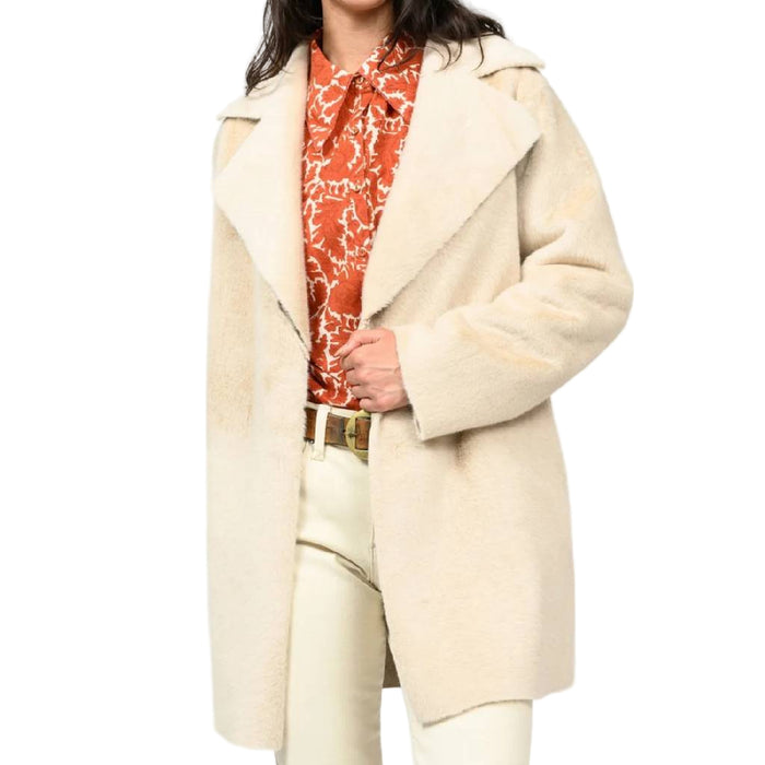 Ivy Jane Faux Fur Suede Coat
