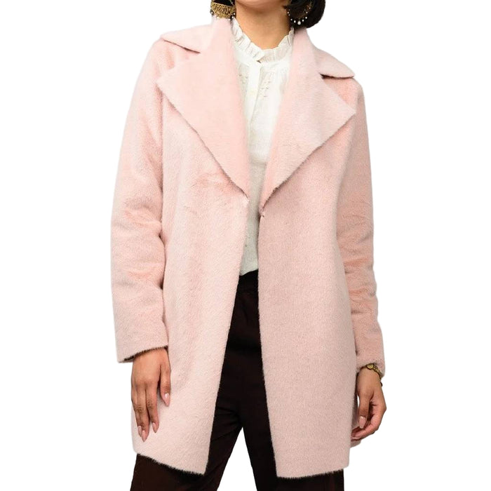 Ivy Jane Faux Fur Suede Coat