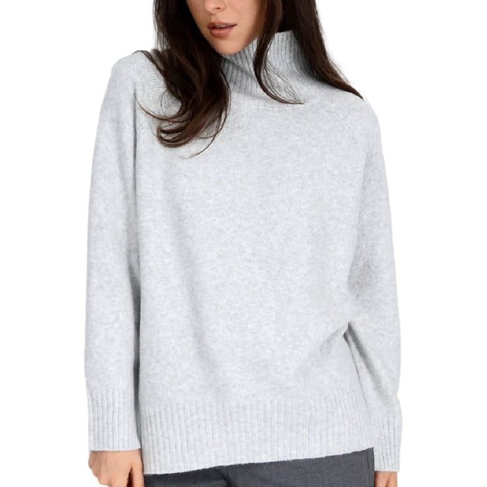 Anthousa Raglan Mock Neck Pullover