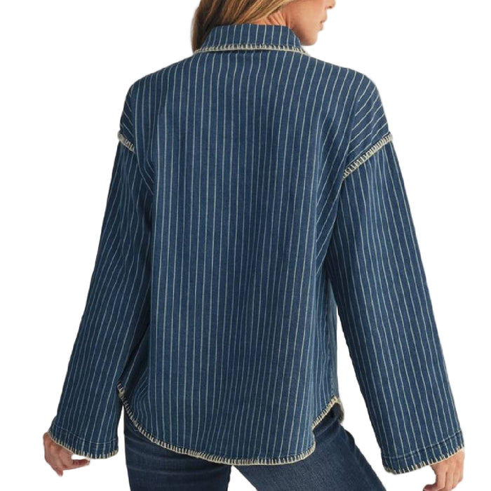 Stripe Denim Jacket