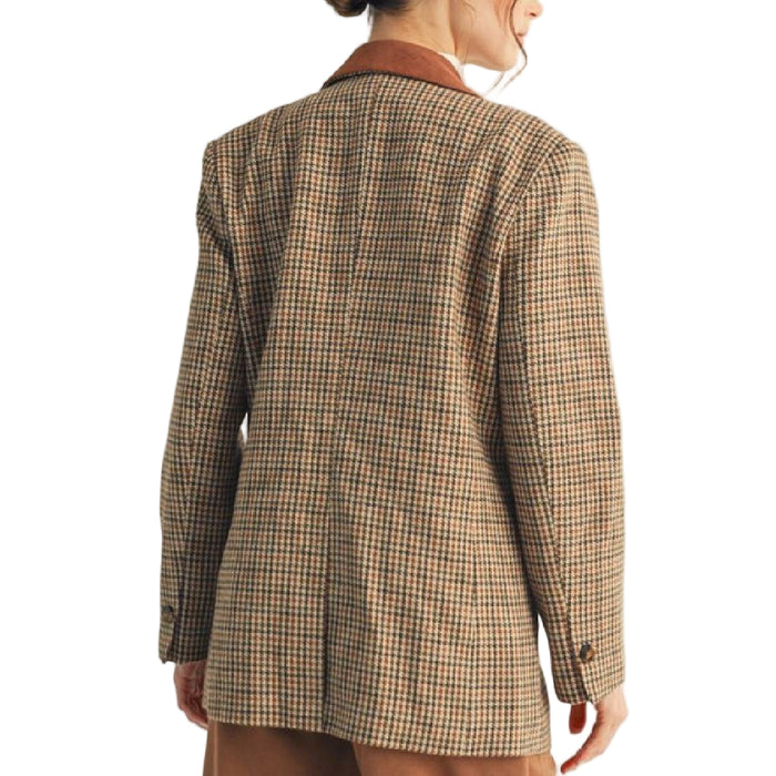 Plaid Herringbone Jacket