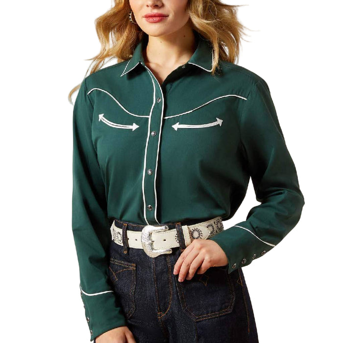 Ariat Women's Snap Mirrorball Blouse