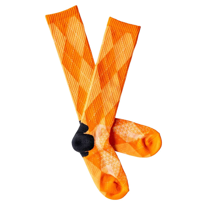 Lucky Chuck Orange Outlaw Performance Socks