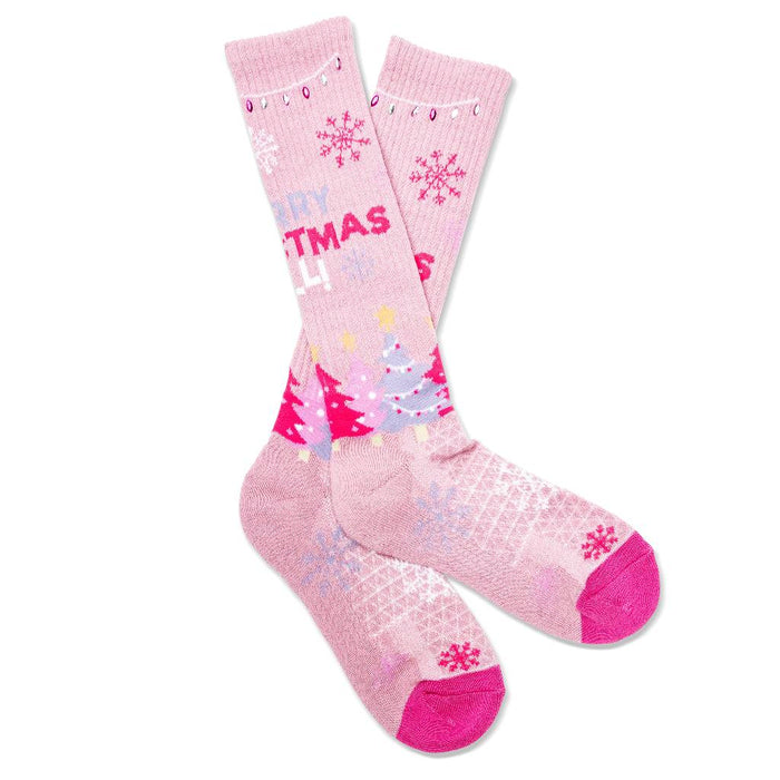 Lucky Chuck Merry Christmas Y'All Performance Socks