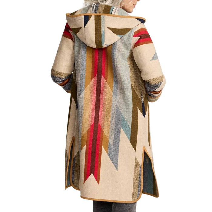 Pendleton Women's Hooded Wyeth Trail Jacquard Coat