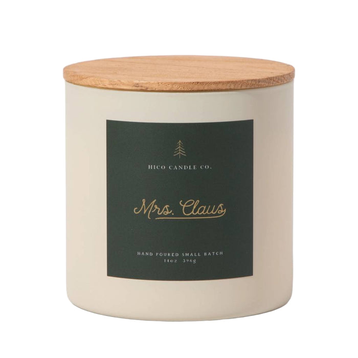 Hico Candle Co Mrs Claus Candle
