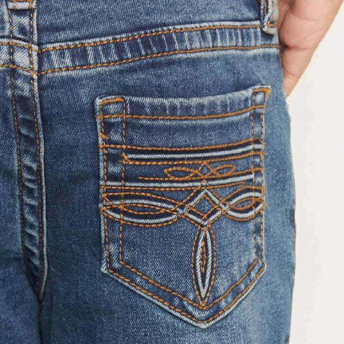 Rock & Roll Denim Girl's Raised Denim Boot Stitch Trouser