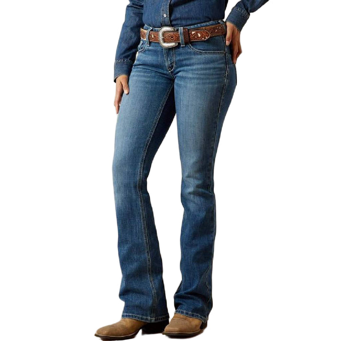 Ariat Women's Mid Rise Aisha Boot Cut Jean