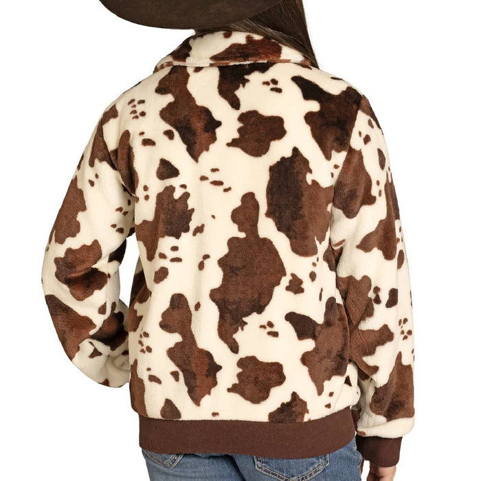 Rock & Roll Denim Girl's Cowhide Printed Jacket