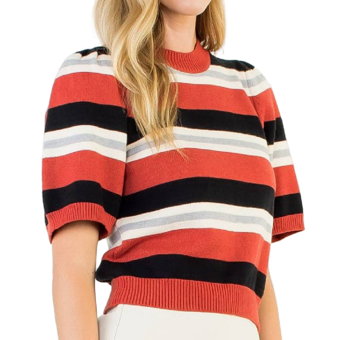Stripe Knit Top