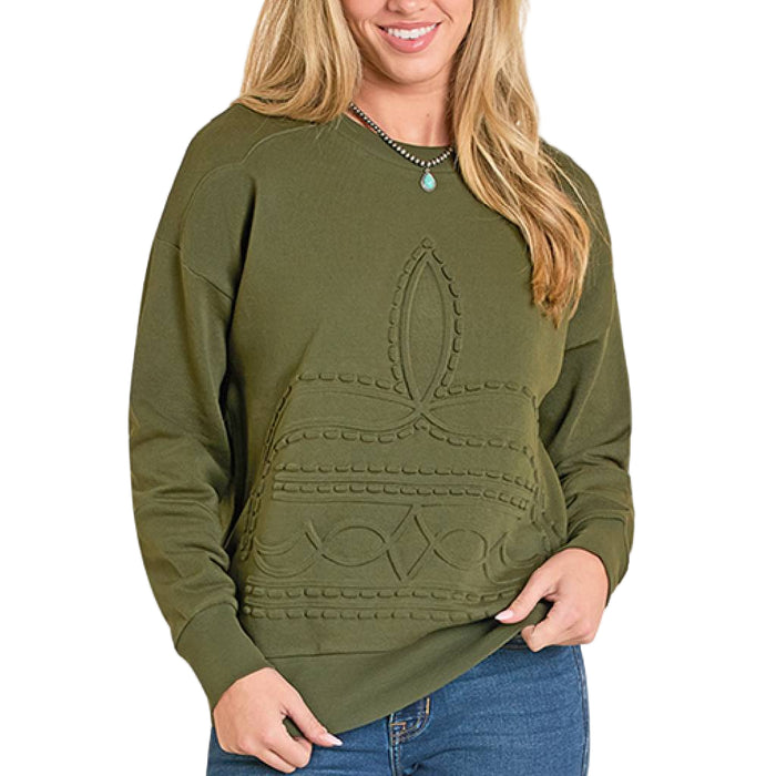 Panhandle Slim Women's Boot Stitch Sweater