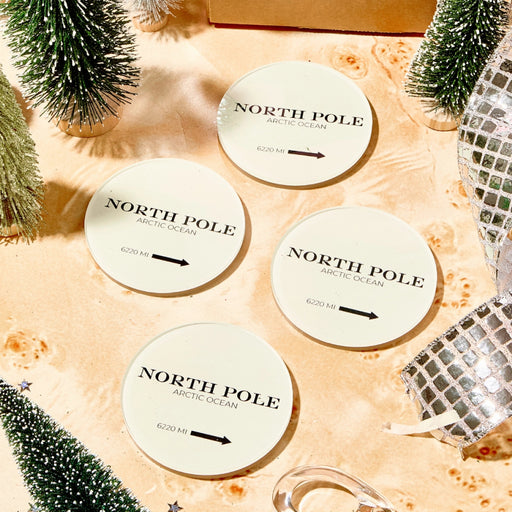 North Pole Acrylic Coaster HOME & GIFTS - Home Decor - Seasonal Decor Tart by Taylor