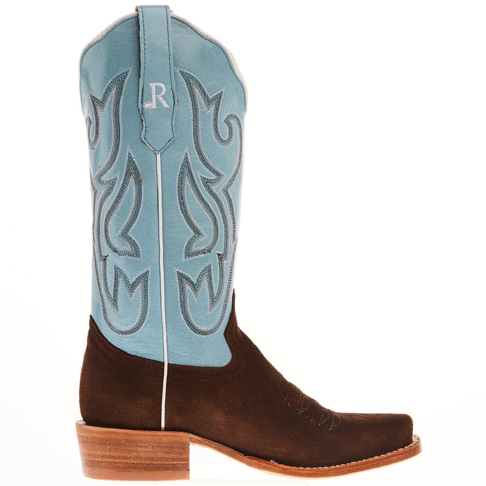 R. Watson Women's Heavy Rough Out Cutter Toe Boot WOMEN - Footwear - Boots - Western Boots R Watson