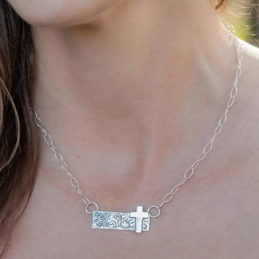 VOGT The Blessed Bar Necklace WOMEN - Accessories - Jewelry - Necklaces Vogt Silversmiths